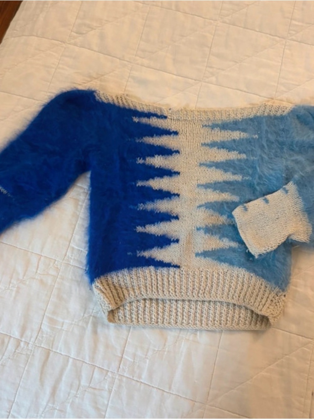 Vintage Angora fuzzy sweater